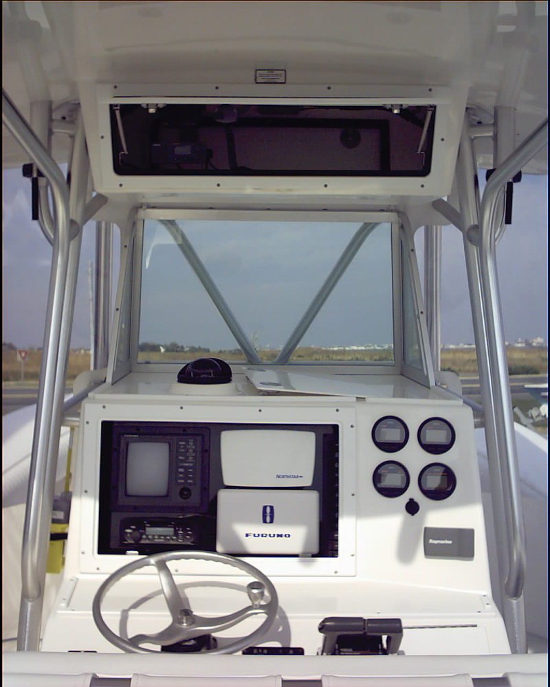 boat wheel controls 